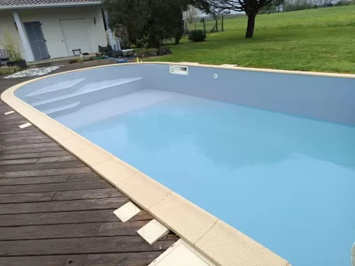 PVC ARMÉ GRIS MOYEN