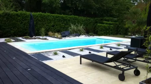 Présentation de la piscine Calypso à Messanges, Capbreton, Indigo Piscines