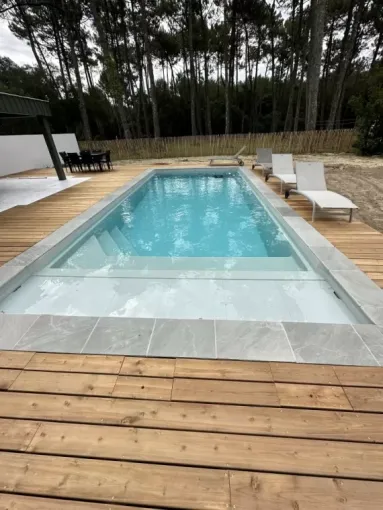 Piscine Mediester Palaos à Vielle-Saint-Girons, Capbreton, Indigo Piscines