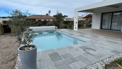 Installation de piscine à Léon, Capbreton, Indigo Piscines