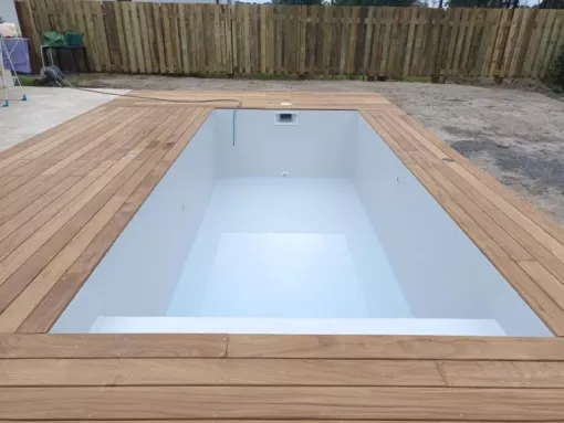 Construction d'une piscine béton à Vielle-saint-girons, Capbreton, Indigo Piscines