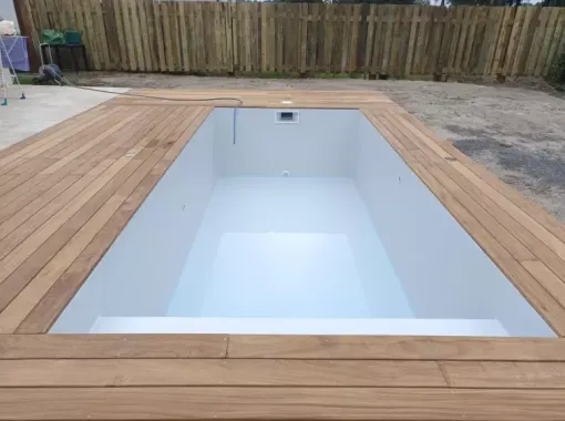 Construction d'une piscine béton à Vielle-saint-girons, Capbreton, Indigo Piscines