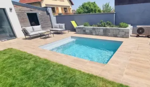 Mini piscine design à Soustons : découvrez la Wallis, Capbreton, Indigo Piscines