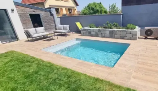 À Soustons, la mini piscine Wallis a tout d'une grande !, Capbreton, Indigo Piscines