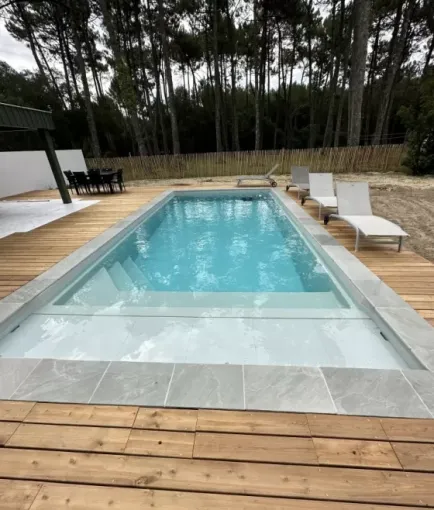 Piscine Mediester Palaos à Vielle-Saint-Girons, Capbreton, Indigo Piscines