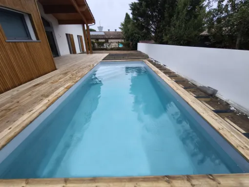 Nouvelle réalisation à Tosse, Capbreton, Indigo Piscines