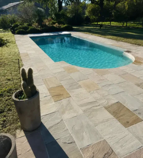 Une piscine Syracuse à Léon, Capbreton, Indigo Piscines