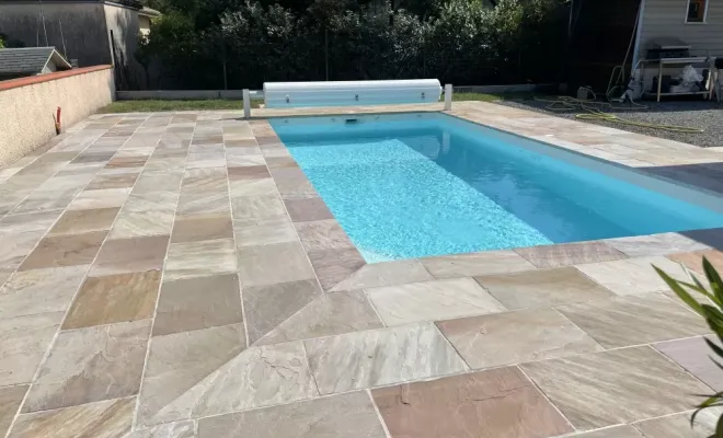 DALLAGE PIERRES NATURELLES à SOORTS HOSSEGOR !, Capbreton, Indigo Piscines