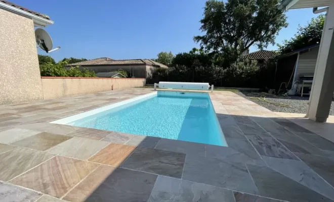 DALLAGE PIERRES NATURELLES à SOORTS HOSSEGOR !, Capbreton, Indigo Piscines