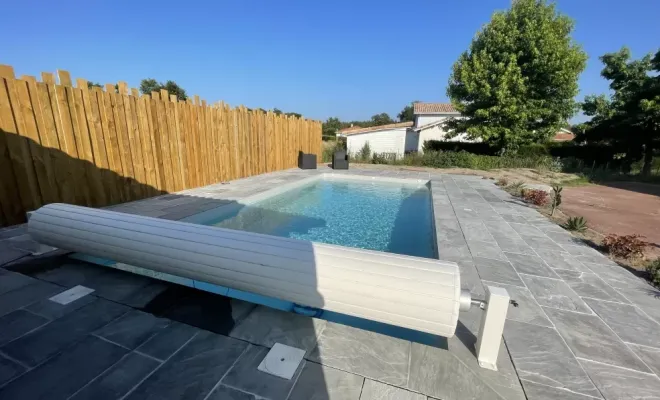 Piscine Mediester Rhodes installée à AZUR, Capbreton, Indigo Piscines