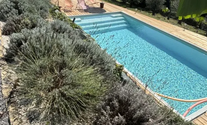 Piscine installée à Soustons : découvrez le modèle "Rhodes", Capbreton, Indigo Piscines