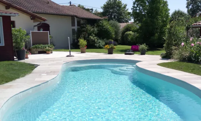 Arrivée d’une Eden à Capbreton…, Capbreton, Indigo Piscines