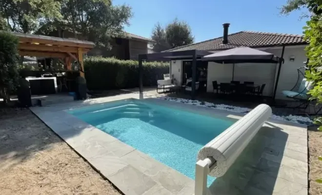 Bayonne : un extérieur sublimé par la piscine PARADISE, Capbreton, Indigo Piscines