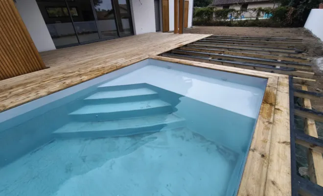 Nouvelle réalisation à Tosse, Capbreton, Indigo Piscines